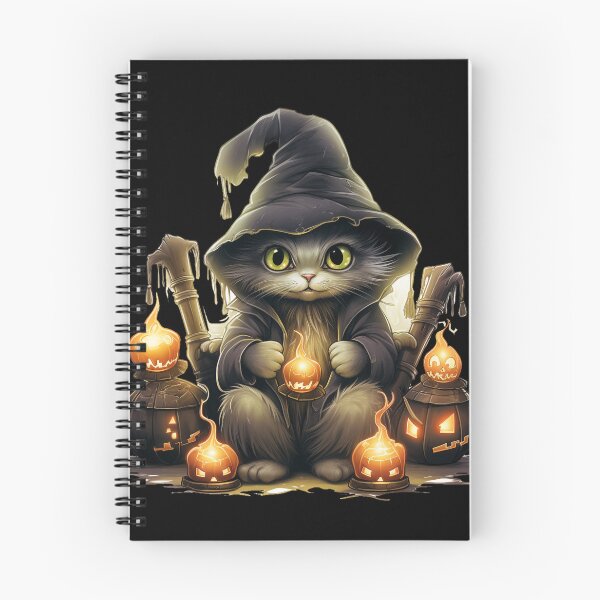 Item preview, Spooky Black Cat - Mystical Enchantments designed and sold by LollingLlamaLab.