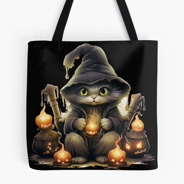 Item preview, Spooky Black Cat - Mystical Enchantments designed and sold by LollingLlamaLab.