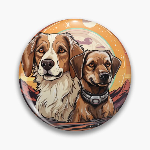 Item preview, Brave Dogs - Lunar Pioneers designed and sold by LollingLlamaLab.