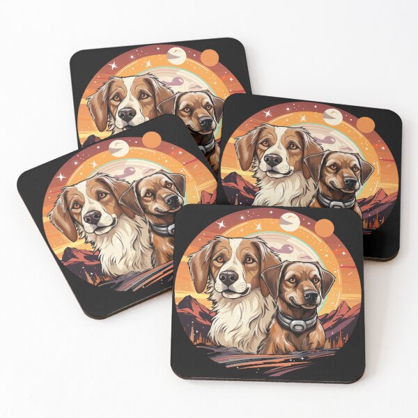 Item preview, Brave Dogs - Lunar Pioneers designed and sold by LollingLlamaLab.