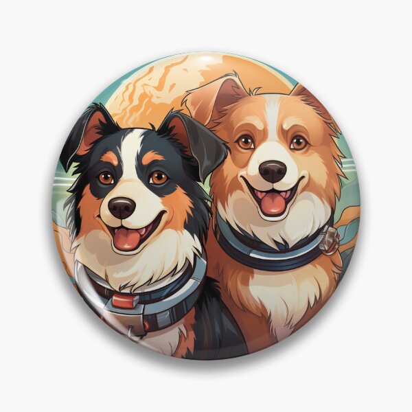 Item preview, Brave Dogs - Cosmic Canines designed and sold by LollingLlamaLab.