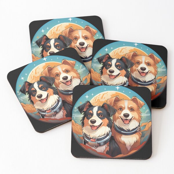 Item preview, Brave Dogs - Cosmic Canines designed and sold by LollingLlamaLab.