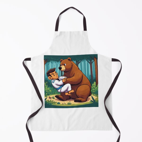 Artikelvorschau, BJJ Fighter bear cute cartoon style entworfen und verkauft von Martial-Art-23.