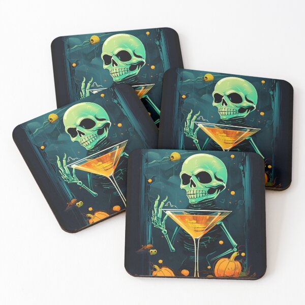 Item preview, Spectacular Halloween Spirits- Spooky Cocktails in Modern Abstract Styles designed and sold by OlfactoART Studio.