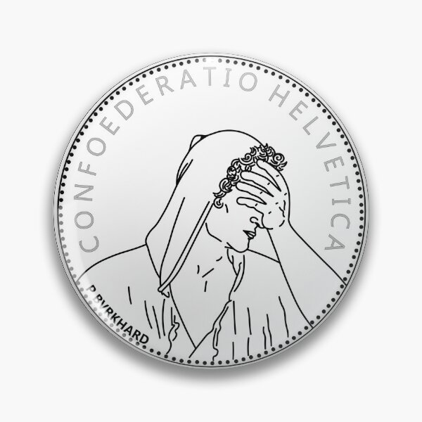 Item preview, Confoederatio Helvetica facepalm designed and sold by pstenebraslux.
