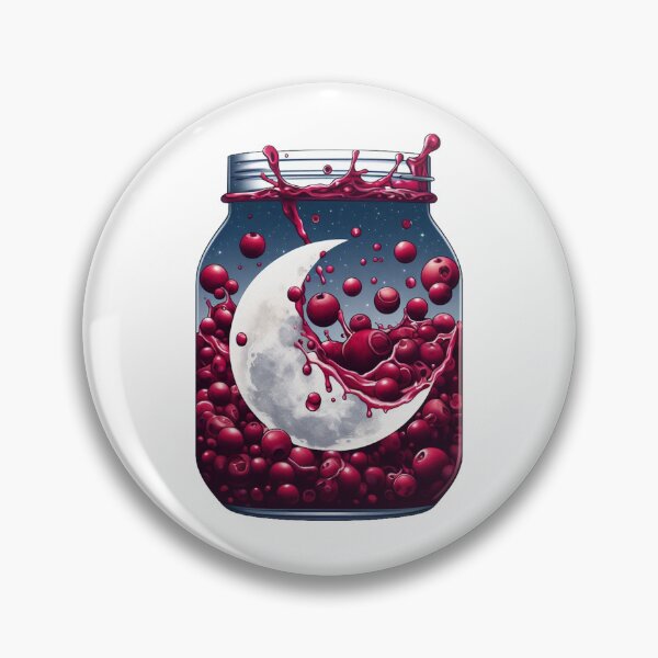 Item preview, Moon in cranberry juice, Abstract Illusionism designed and sold by ComputerContent.