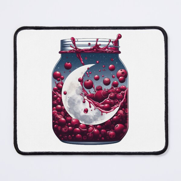 Item preview, Moon in cranberry juice, Abstract Illusionism designed and sold by ComputerContent.