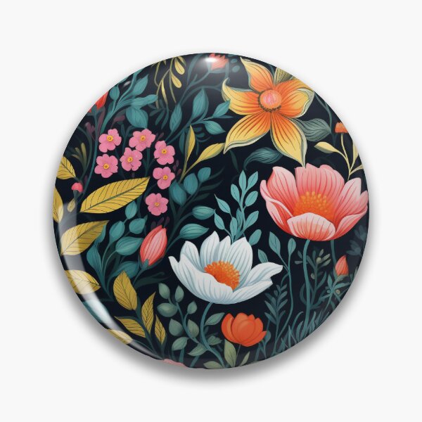 Item preview, Botanical Tile flowers designed and sold by melridger.
