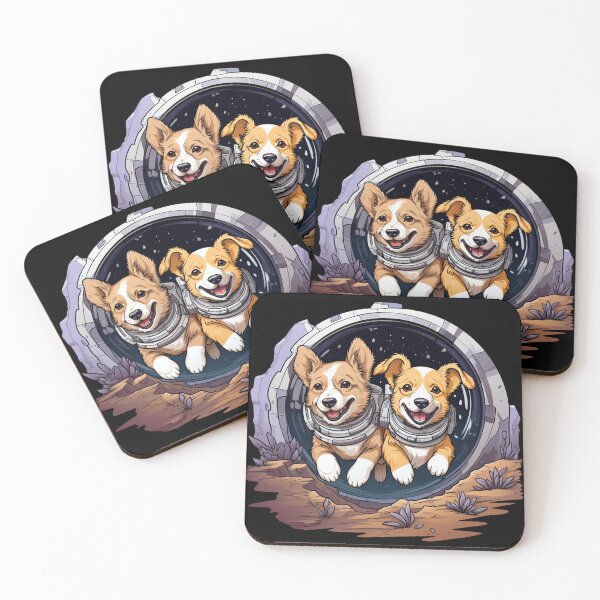 Item preview, Astronaut Dogs - Galactic Canine Quest designed and sold by LollingLlamaLab.