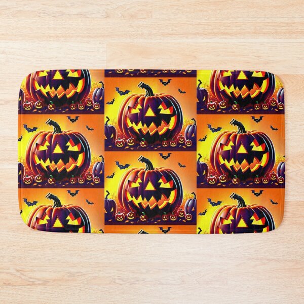 Item preview, Halloween pumpkin with bats 2 designed and sold by Frenchbullrufo.