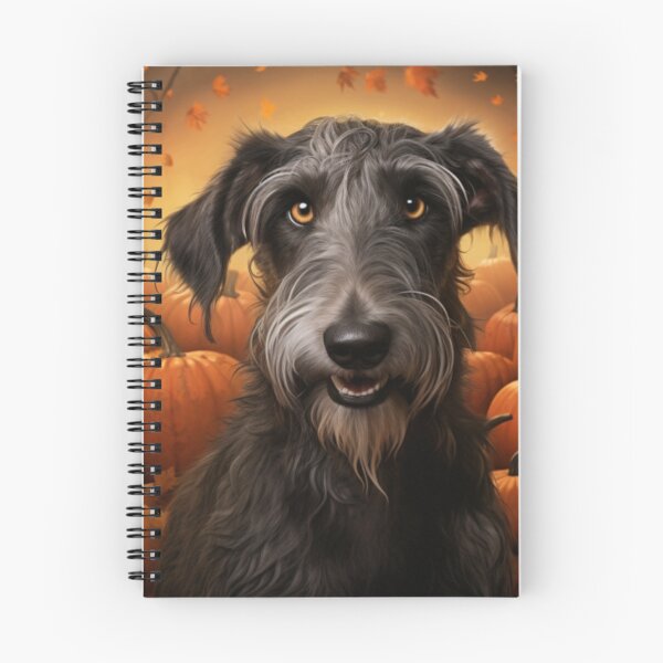 Item preview, Scottish Deerhound In A Pumpkin Patch designed and sold by ZenEverAI.