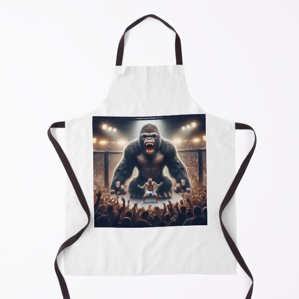 Item preview, MMA fighter Gorilla in the octagon Rage Scream designed and sold by Martial-Art-23.