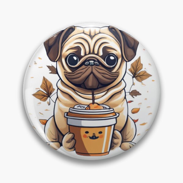 Item preview, Cute French Bulldog Dog Sticker - Autumn Kawaii designed and sold by Virginiia89.