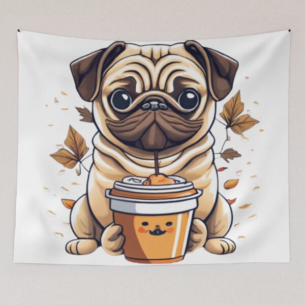 Item preview, Cute French Bulldog Dog Sticker - Autumn Kawaii designed and sold by Virginiia89.