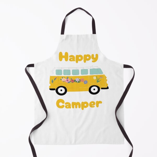 Item preview, Happy Camper (Yellow / White) designed and sold by FootprintDesign.