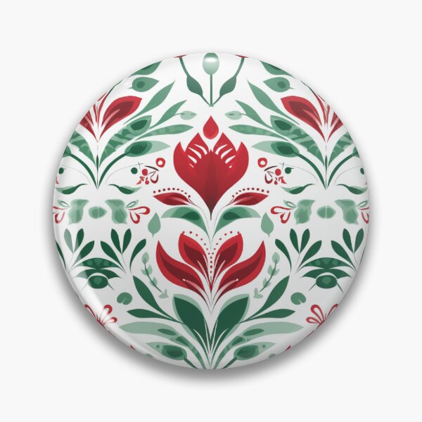 Item preview, Scandinavian Christmas Pattern designed and sold by ZodiacKat.