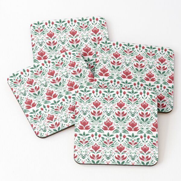 Item preview, Scandinavian Christmas Pattern designed and sold by ZodiacKat.