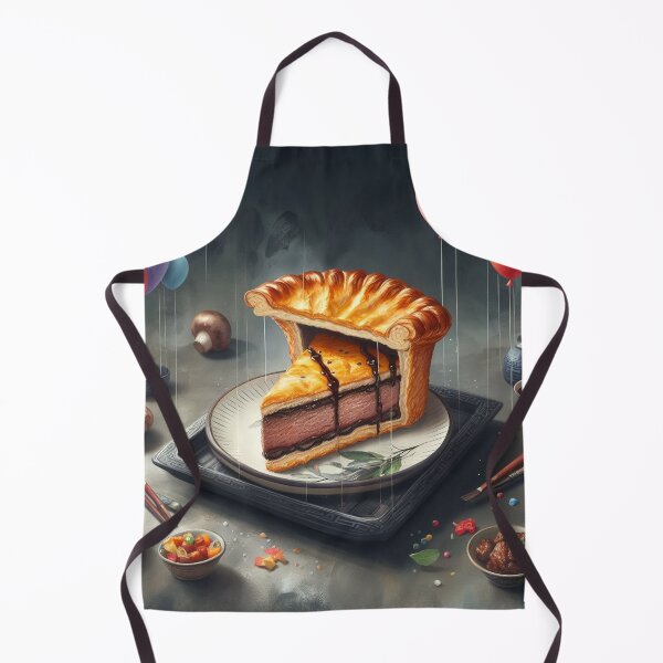 Item preview, Beef and mushroom pie party, Chinese Brush Painting designed and sold by ComputerContent.
