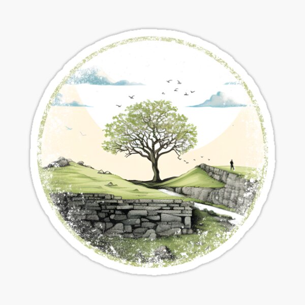 Item preview, Sycamore Gap Tree designed and sold by GediaPrints.