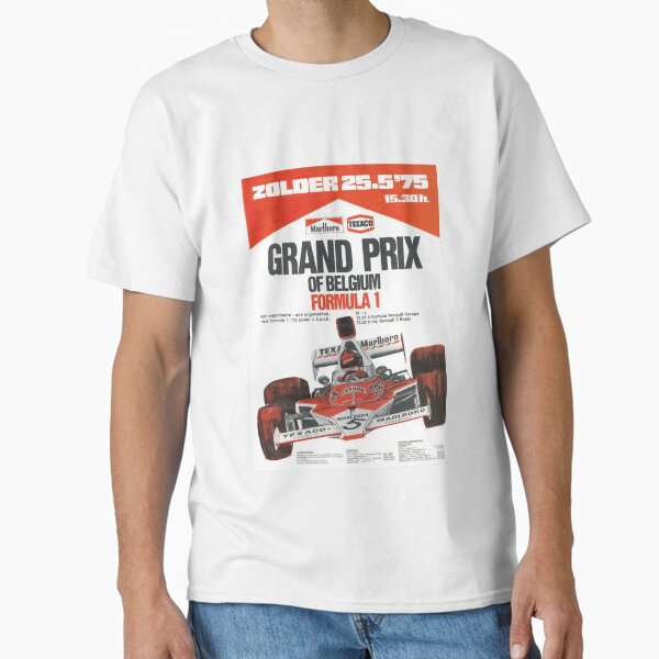 Aperçu de l'œuvre Formule 1 Belgique Vintage Ferrari créée et vendue par NCMDesign.