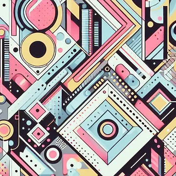 Artwork thumbnail, Colorful Pattern by Dominik1984