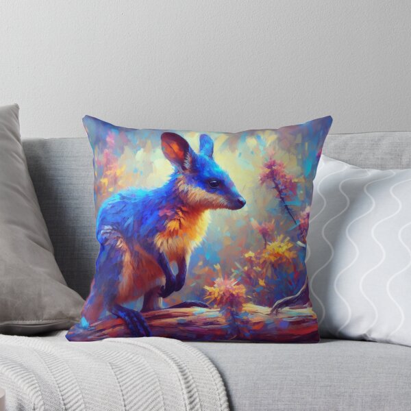 Item preview, Wallaby-Blue Jay, Color Field Painting designed and sold by ComputerContent.