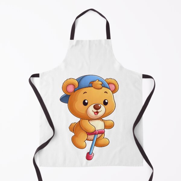 Item preview, Cute Bear Jumping With a Pogo Kawaii designed and sold by TeddybearClub.
