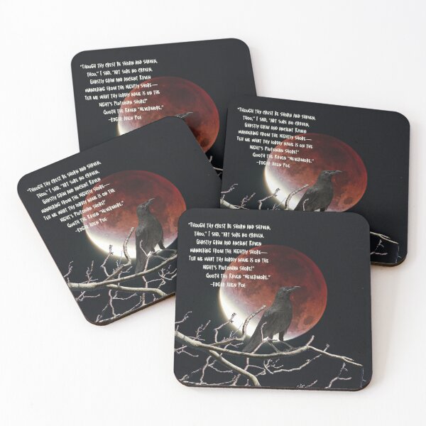 Item preview, The Raven With Red Moon designed and sold by CheekyKitty.