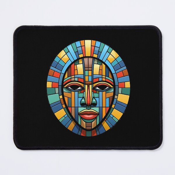 Item preview, Mosaic style African Mask designed and sold by JD72shirtshop.