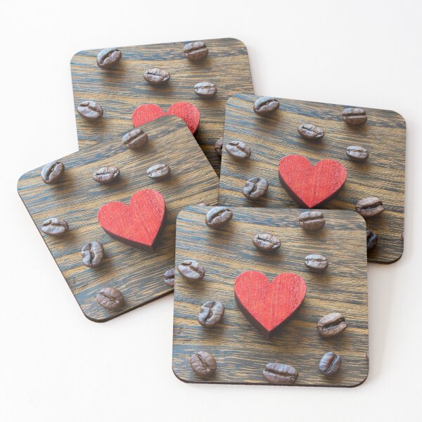 Item preview, Coffee Beans and Red Heart Photography designed and sold by Coffee Lifestyle.