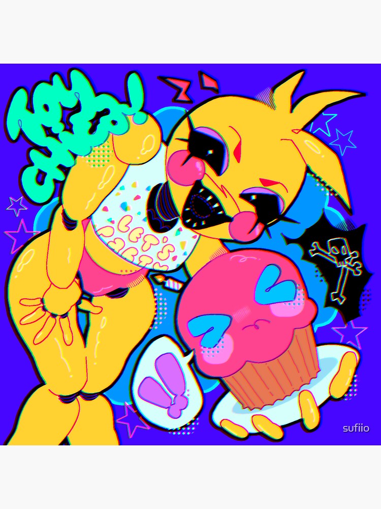 Toy Chica FNAF Sticker