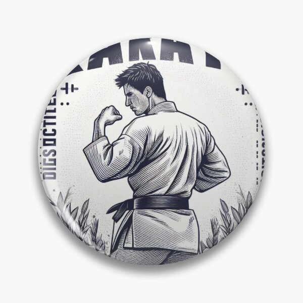 Item preview, Karate: Where Discipline Meets Dedication designed and sold by Martial-Art-23.