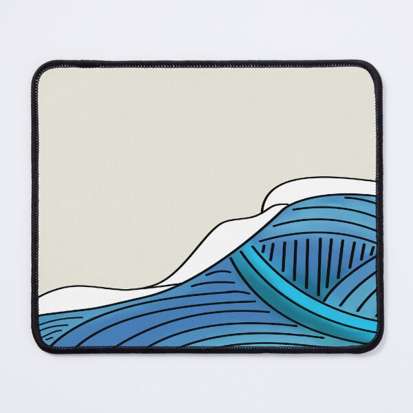 Item preview, Wiggly  Blue Waves designed and sold by ClearAndHappy.