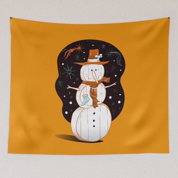 Item preview, Snowman on Christmas night designed and sold by Rômulo Queiroz.