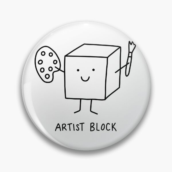 Item preview, Artist Block (black outline) designed and sold by Design Minds Boutique.