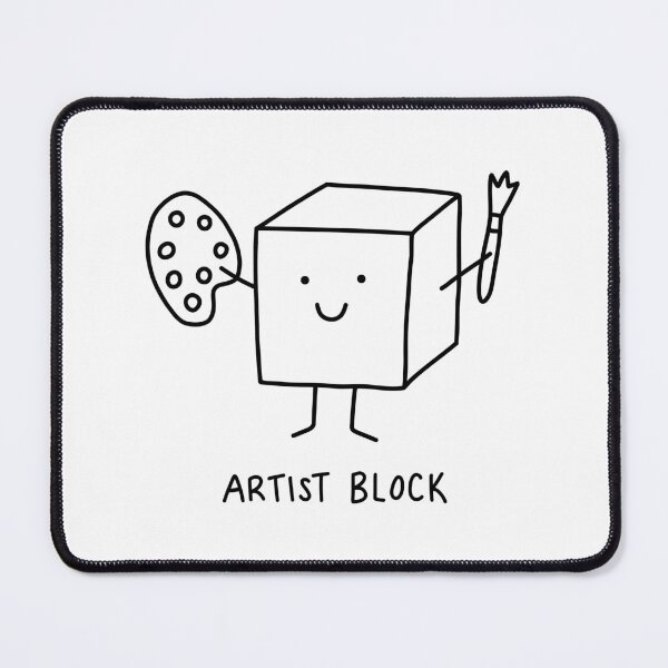 Item preview, Artist Block (black outline) designed and sold by Design Minds Boutique.