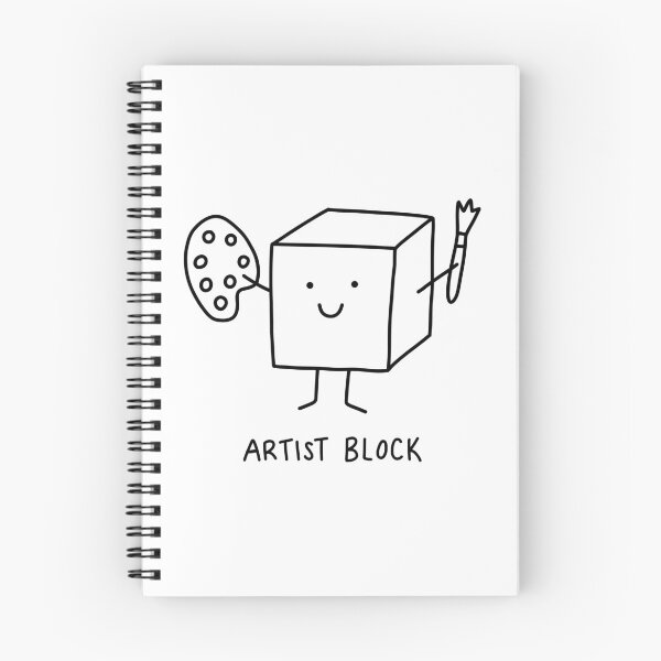 Item preview, Artist Block (black outline) designed and sold by Design Minds Boutique.