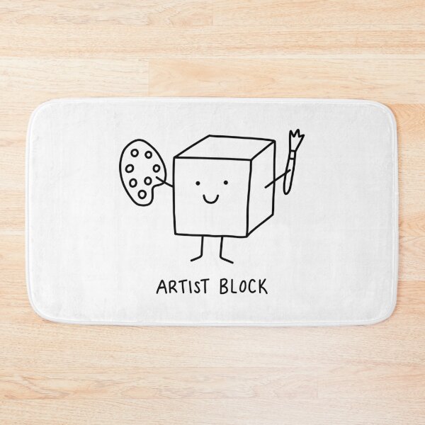 Item preview, Artist Block (black outline) designed and sold by Design Minds Boutique.