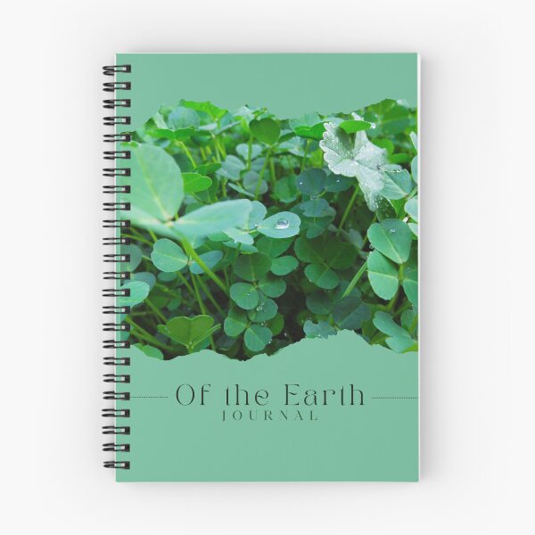 Item preview, Clover Patch and Dewdrops - "Of the Earth" Journal designed and sold by ashtreephotos.