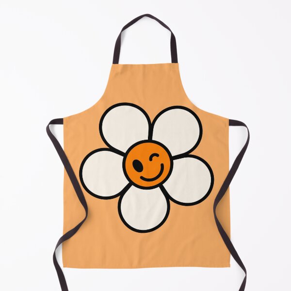 Item preview, Winking orange and white flower designed and sold by FrogginCool.