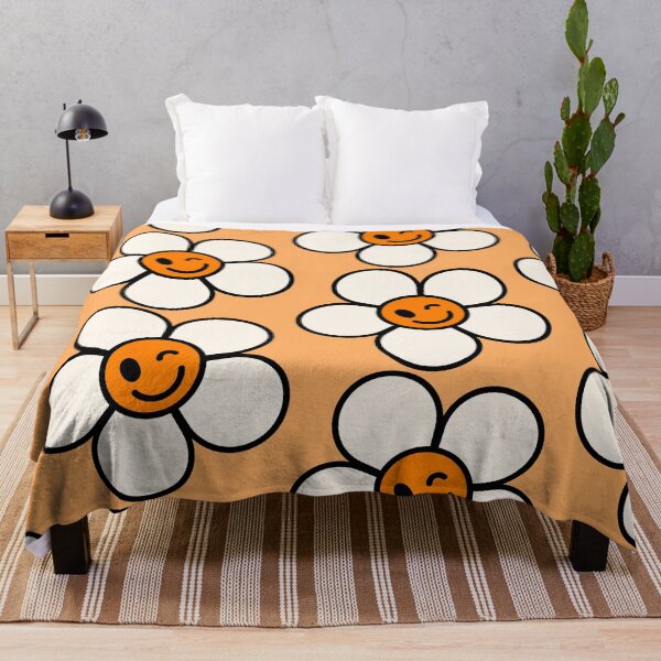 Item preview, Winking orange and white flower designed and sold by FrogginCool.