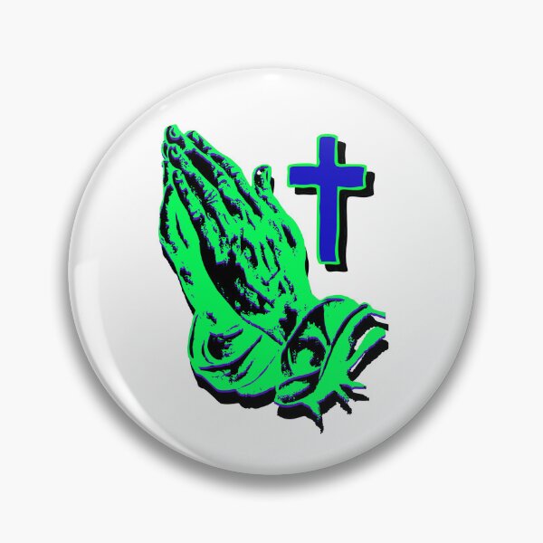 Item preview, praying hands and cross designed and sold by katiecupa.