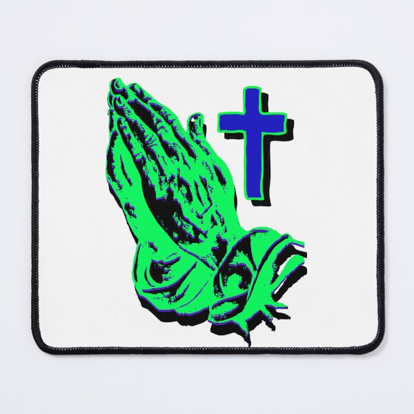 Item preview, praying hands and cross designed and sold by katiecupa.