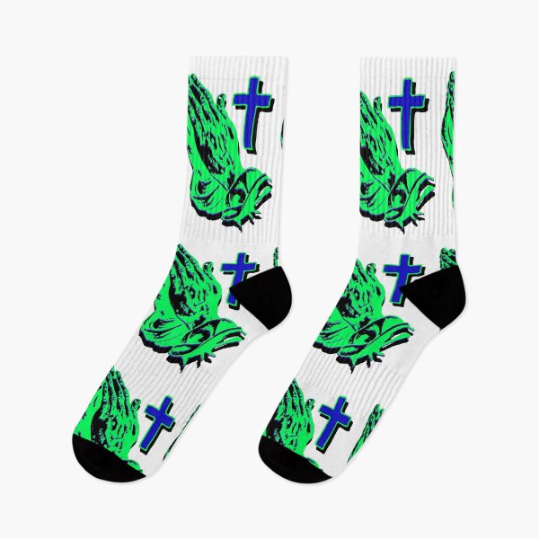 Item preview, praying hands and cross designed and sold by katiecupa.