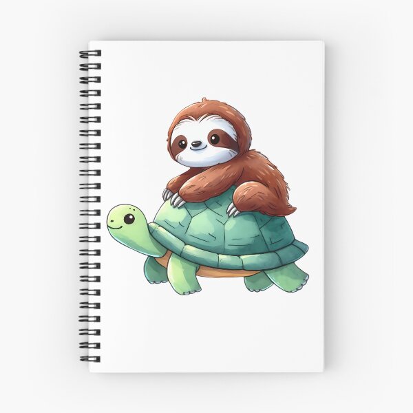 Item preview, Sloth Riding Turtle Sticker Pack Turtle Sloth Bundle Sloth Turtle Friends Sticker Set designed and sold by Beanster-nl.