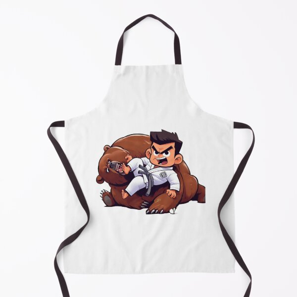 Artikelvorschau, BJJ Fighter bear cute cartoon style entworfen und verkauft von Martial-Art-23.