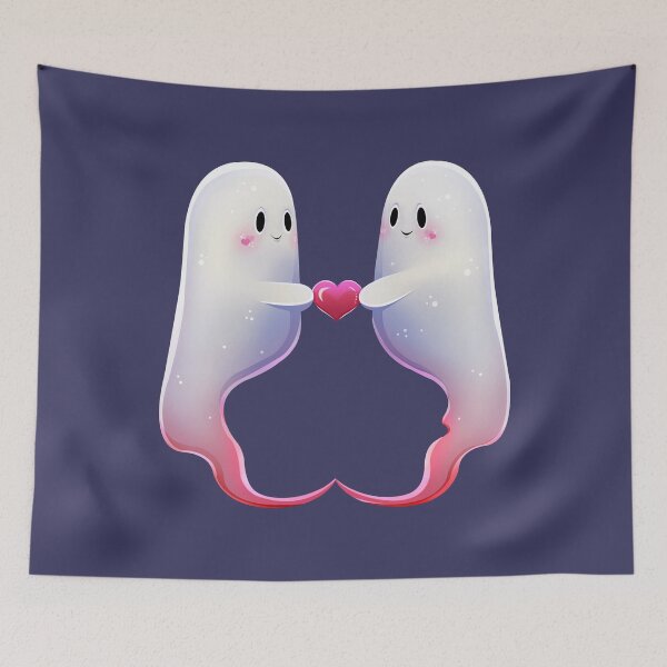Item preview, Ghoul-friend cute ghosts designed and sold by Angele Gougeon.