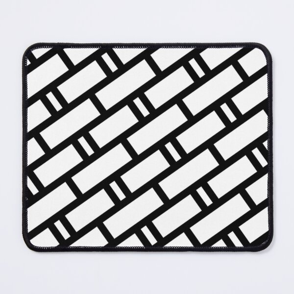 Item preview, Timeless Geometry Black and White Metro Tiles Rectangles Diagonal Lines Pattern, Minimal Design, 60s Inspired designed and sold by PenguinForests.