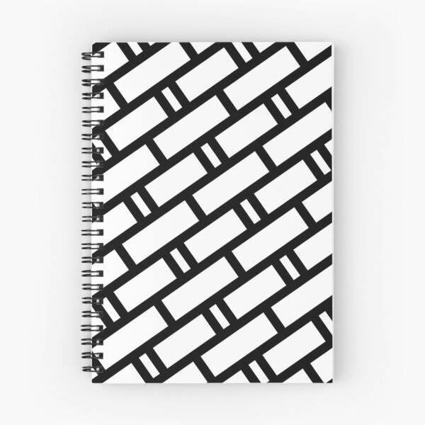 Item preview, Timeless Geometry Black and White Metro Tiles Rectangles Diagonal Lines Pattern, Minimal Design, 60s Inspired designed and sold by PenguinForests.