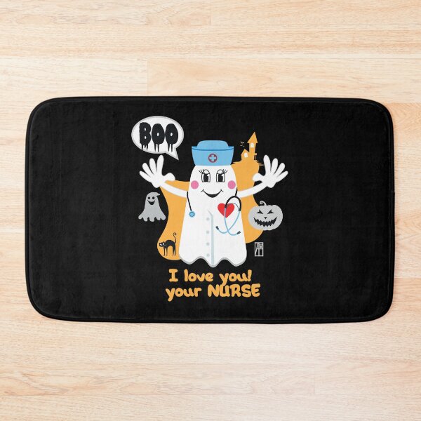 Item preview, BOO Nurse dressed as a GHOST - I love you your NURSE designed and sold by ArtProjectShop.